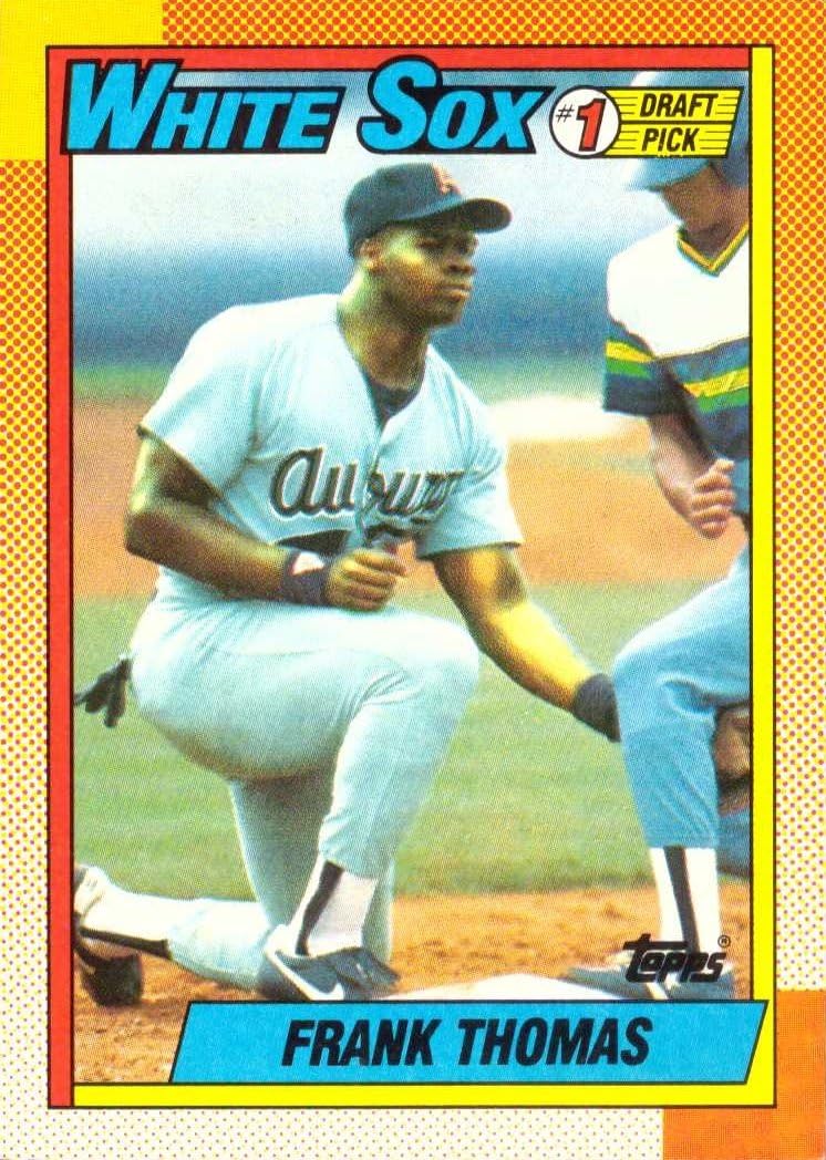 1990 Topps Baseball #414 Frank Thomas Rookie Card