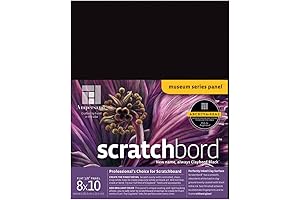 Museum Series Scratchbord Scratch Art Panel