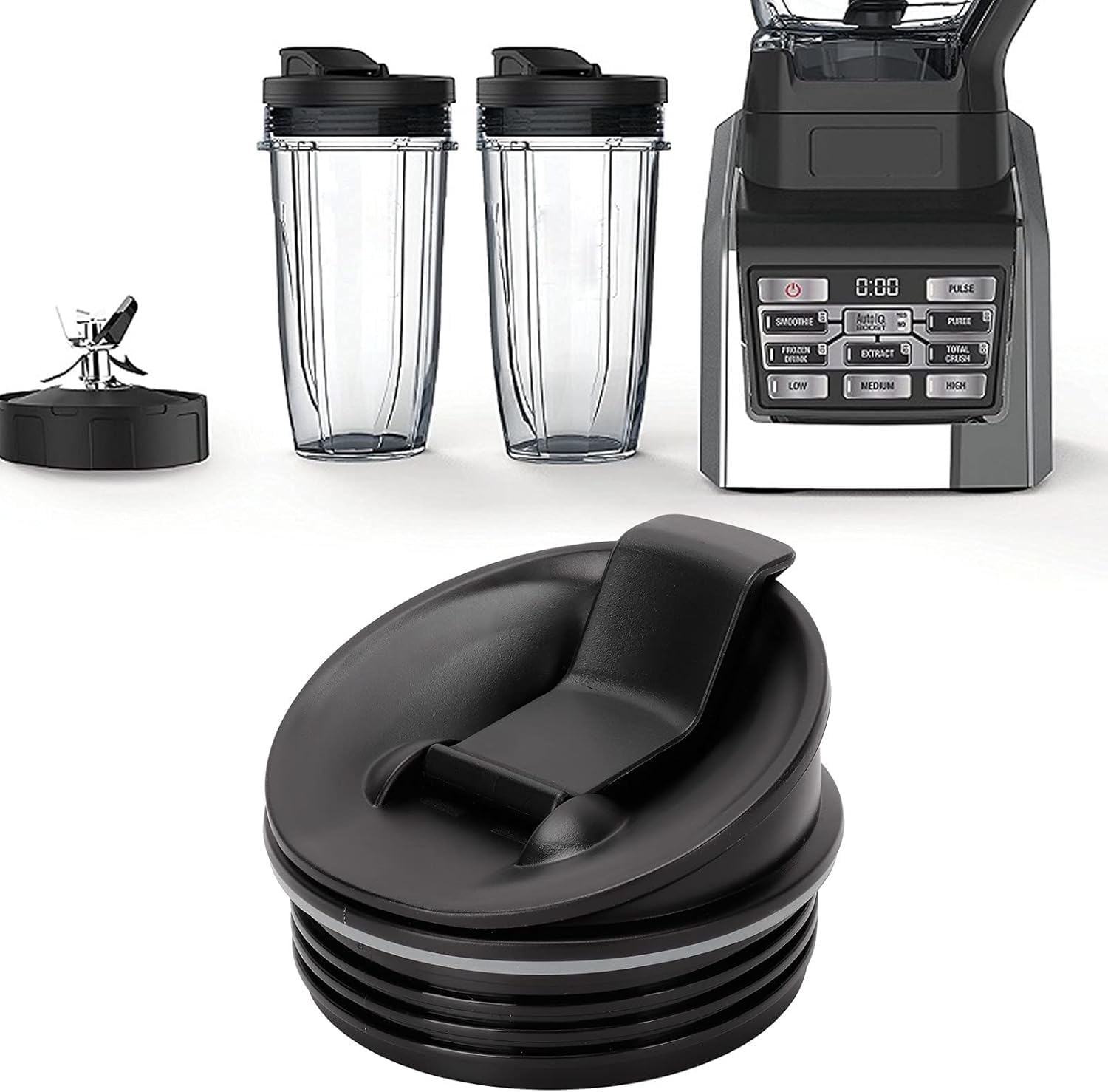 EVTSCan 1Pz Flip Top To Go Coperchio - Guarnizione Coperchio Flip Top Sostituzione per Bottiglia Spremiagrumi 600W 900W(#2