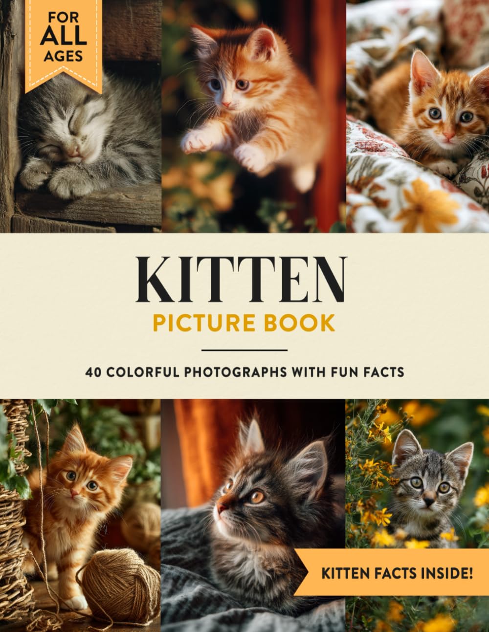 Kitten Picture Book: Learn All About Kittens with Fun Photos and Kitten Facts for Kids & Adults