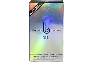 Truly Extra Large - Platinum XL Condoms: Ultimate Performance and Comfort for Men