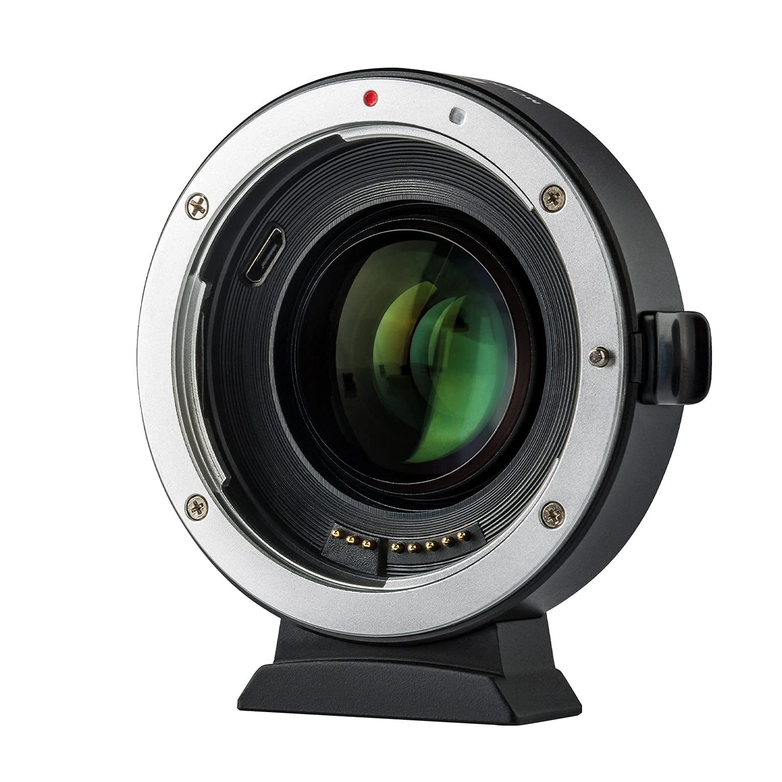 eWINNER EF-EOS M2 Auto Focus Lens Mount Adapter Ring 0.71x Speed Booster Compatible with Canon EF Lens to EOS EF-M Mirrorless Camera M2 M3 M5 M6 M10 M50 M100 AF Auto Focus Reducer (EF-EOS M2)