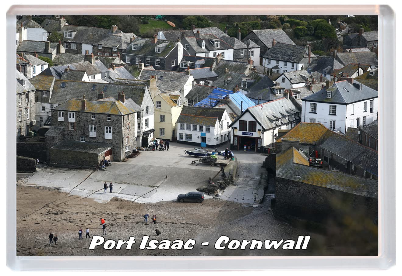 Baked Bean Store Port Isaac - Cornwall - 96 x 67mm Jumbo Fridge Magnet/Magnets BBSFHM417