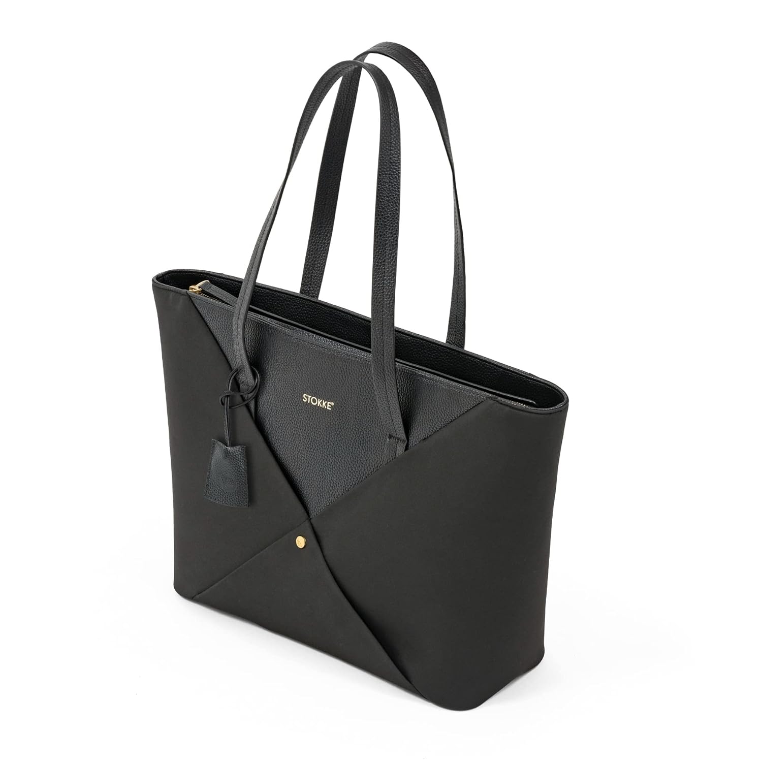 Stokke Xplory X Changing Bag, Signature - Looks Like a Luxury Handbag - Includes Foldable Changing Mat - Water Repellent, Easy to Clean - Image 1 of 6