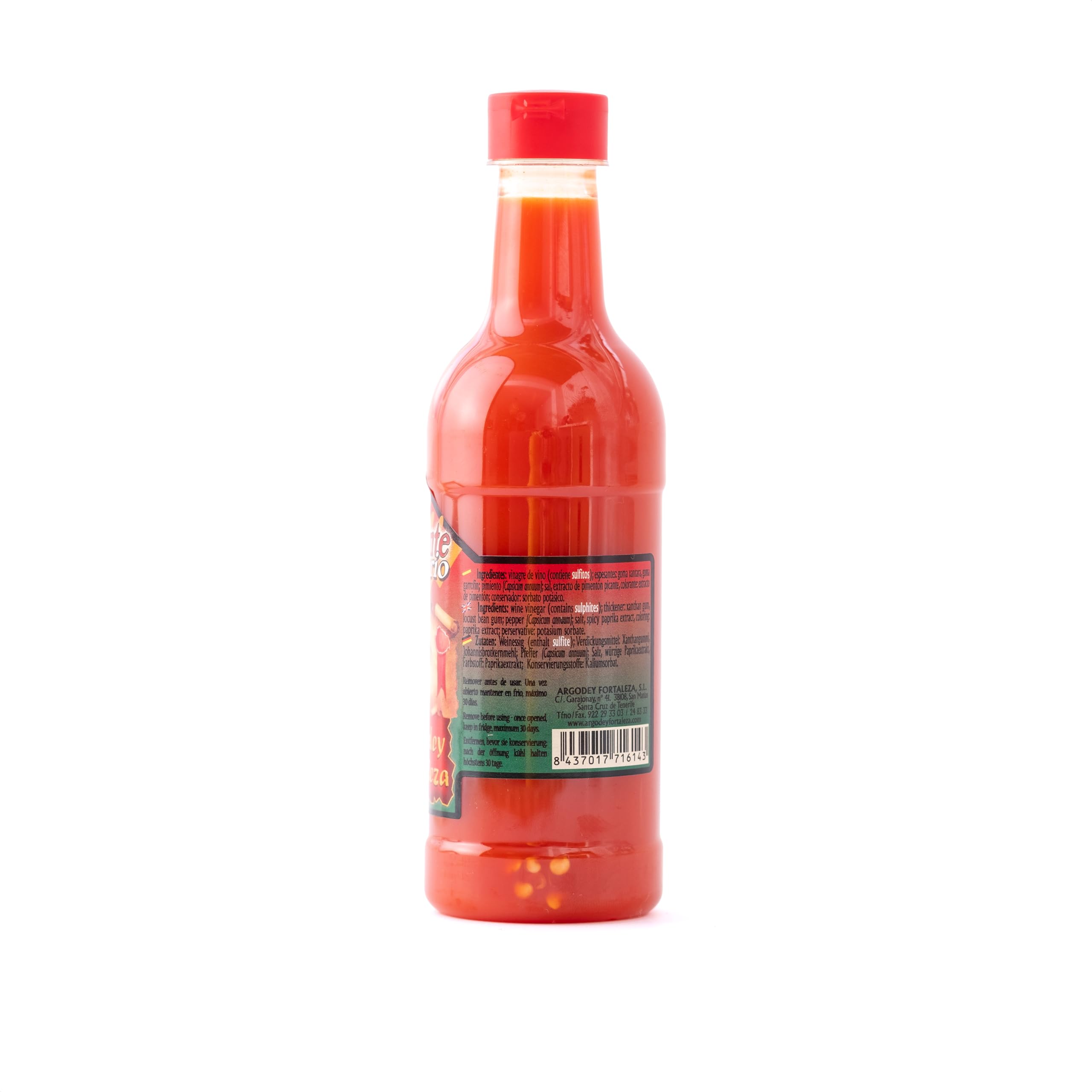 Argodey Fortaleza Picante Canario 200g Salsa para pescados carnes verduras