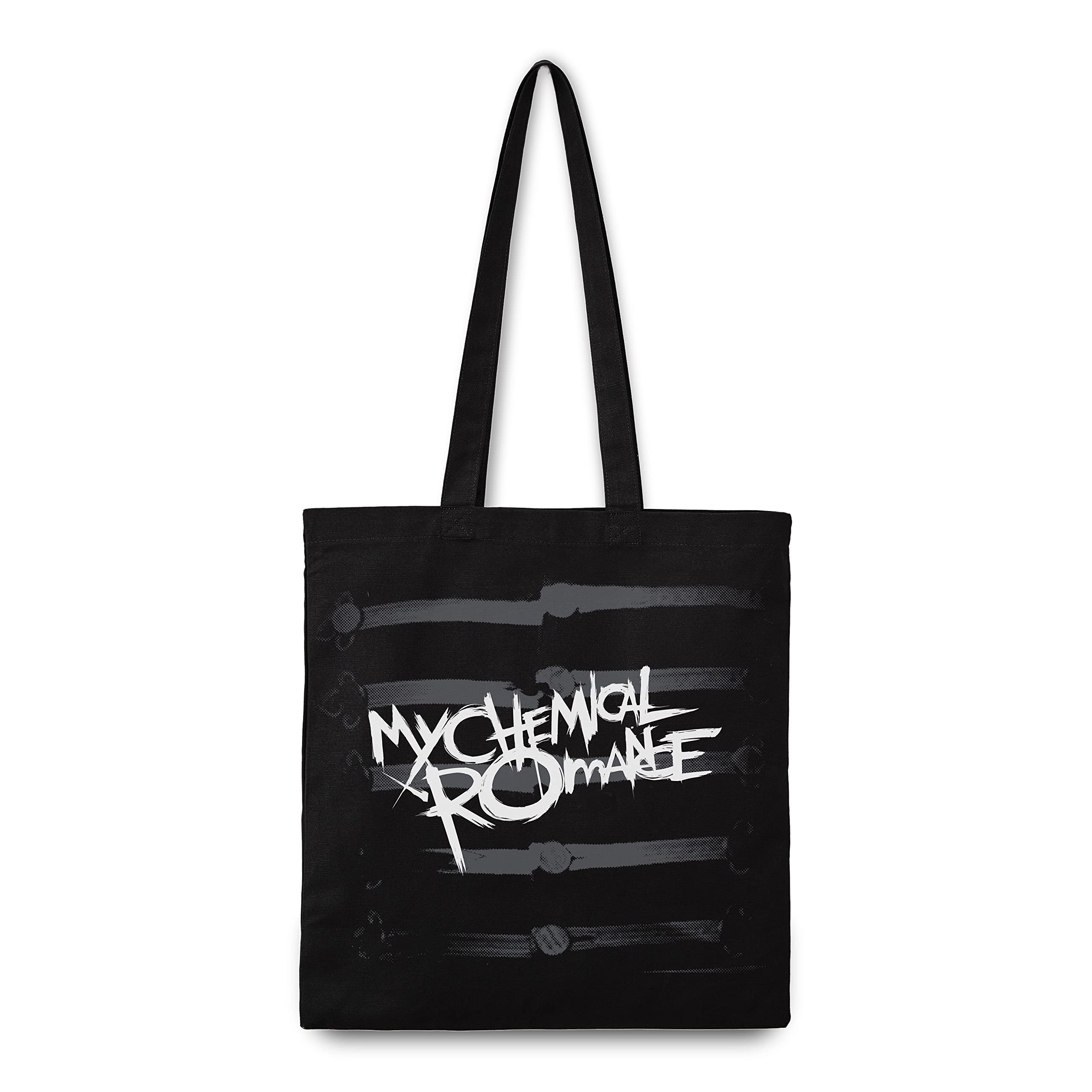 Rocksax My Chemical Romance Tote Bag - Black Parade - 10oz Fair Trade, Recycled Cotton - 42cm x 37cm - Gusseted - Offical Merchandise