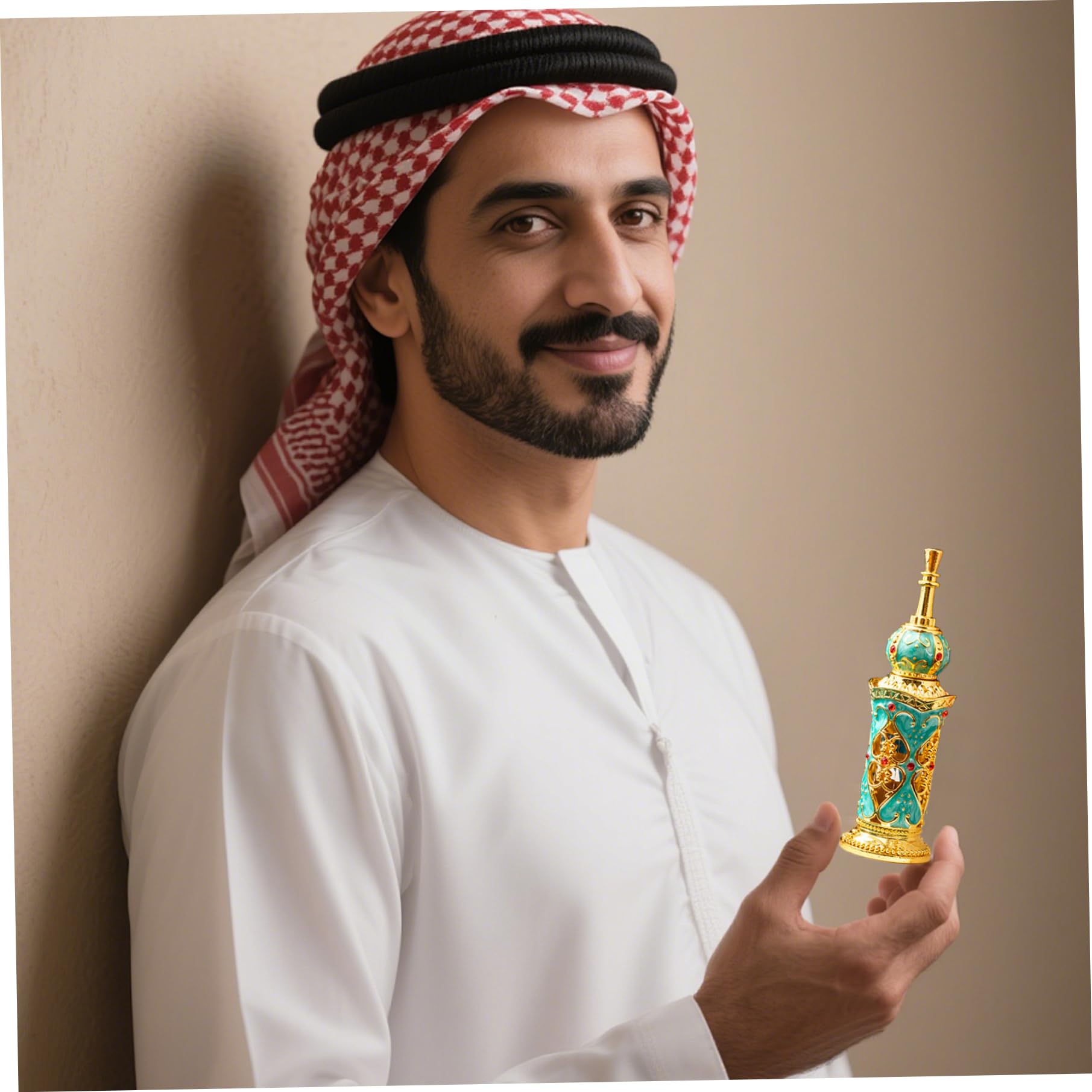 Perfume árabe para hombres, 15 ml de fragancia duradera Dubai Perfumes, lujoso aceite de perfume personal para hombres papá