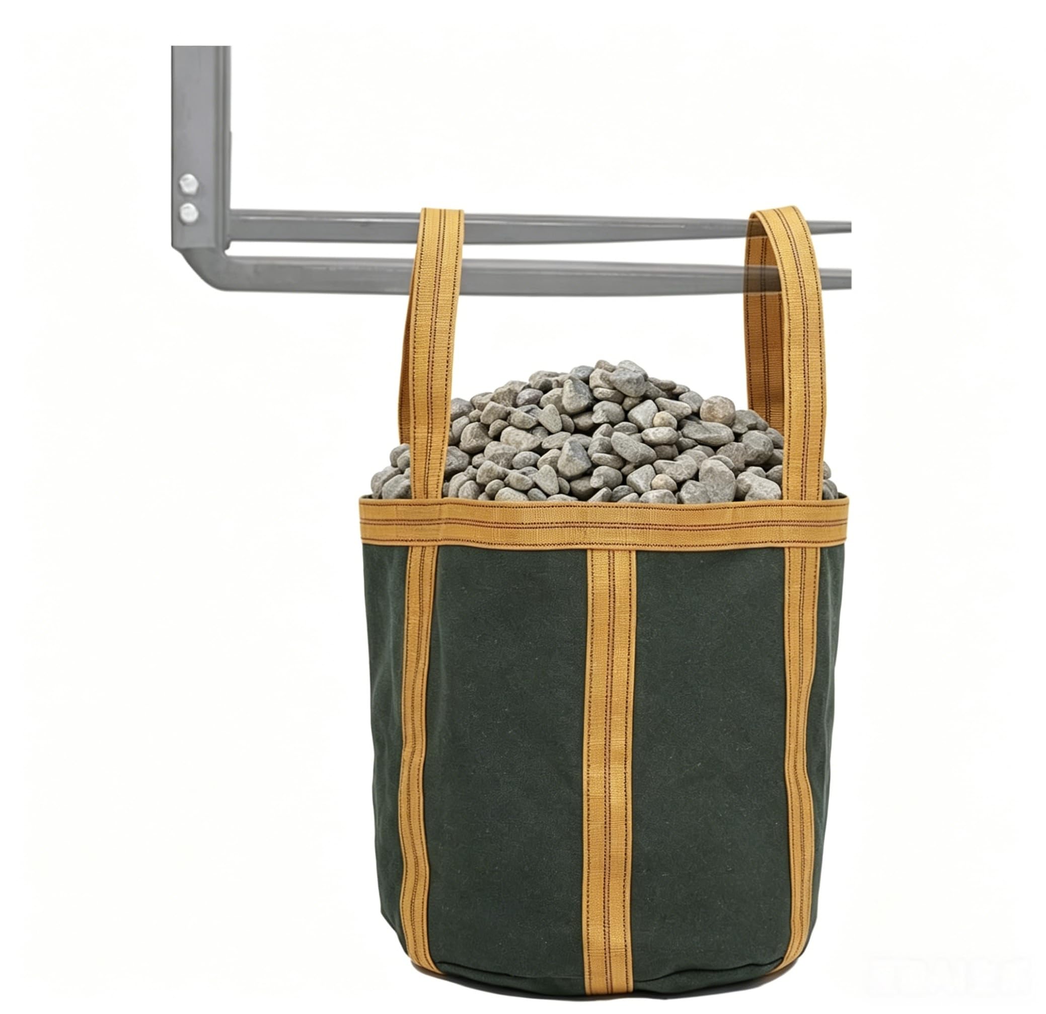 KLD シートモッコ 四角形50×50×50㎝ 耐荷重1t 強靭 頑丈 布モッコ 吊り 使用荷重1t 荷揚げモッコ イージーモッコ 軽量強力シートモッコ 四点吊モッコタスキ ロープ トラッシュシート布モッコ トラスコ 土木工事、港湾荷役など 造園/電気/工場用索具 重量物の積み下ろし