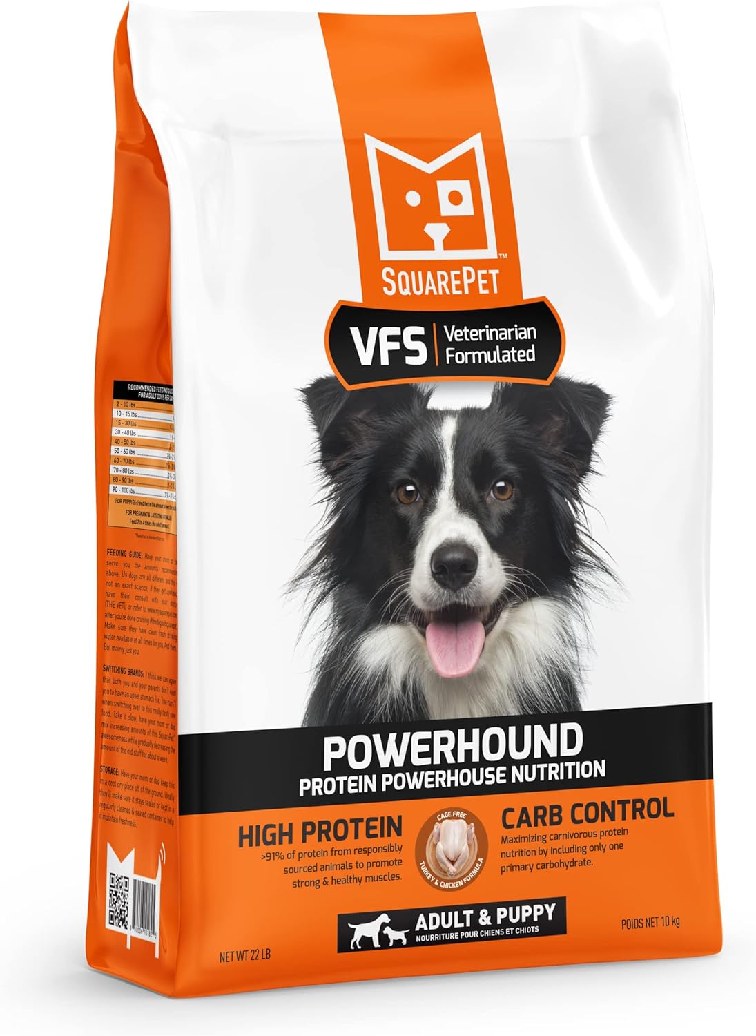 SquarePet - VFS® PowerHound™ Turkey & Chicken Canine 22lb