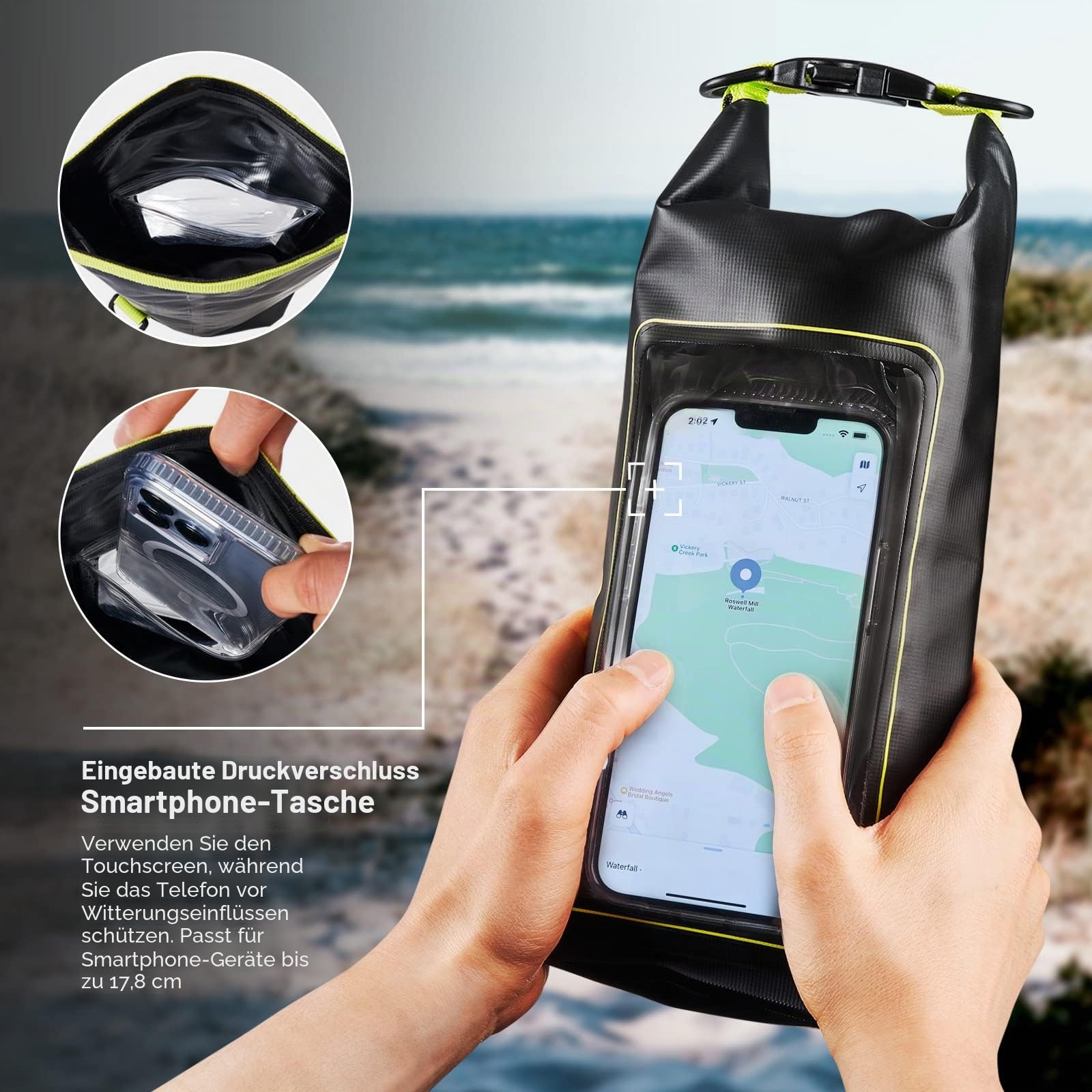 Pelican Marine Wasserdichter Roll-Top Dry Bag