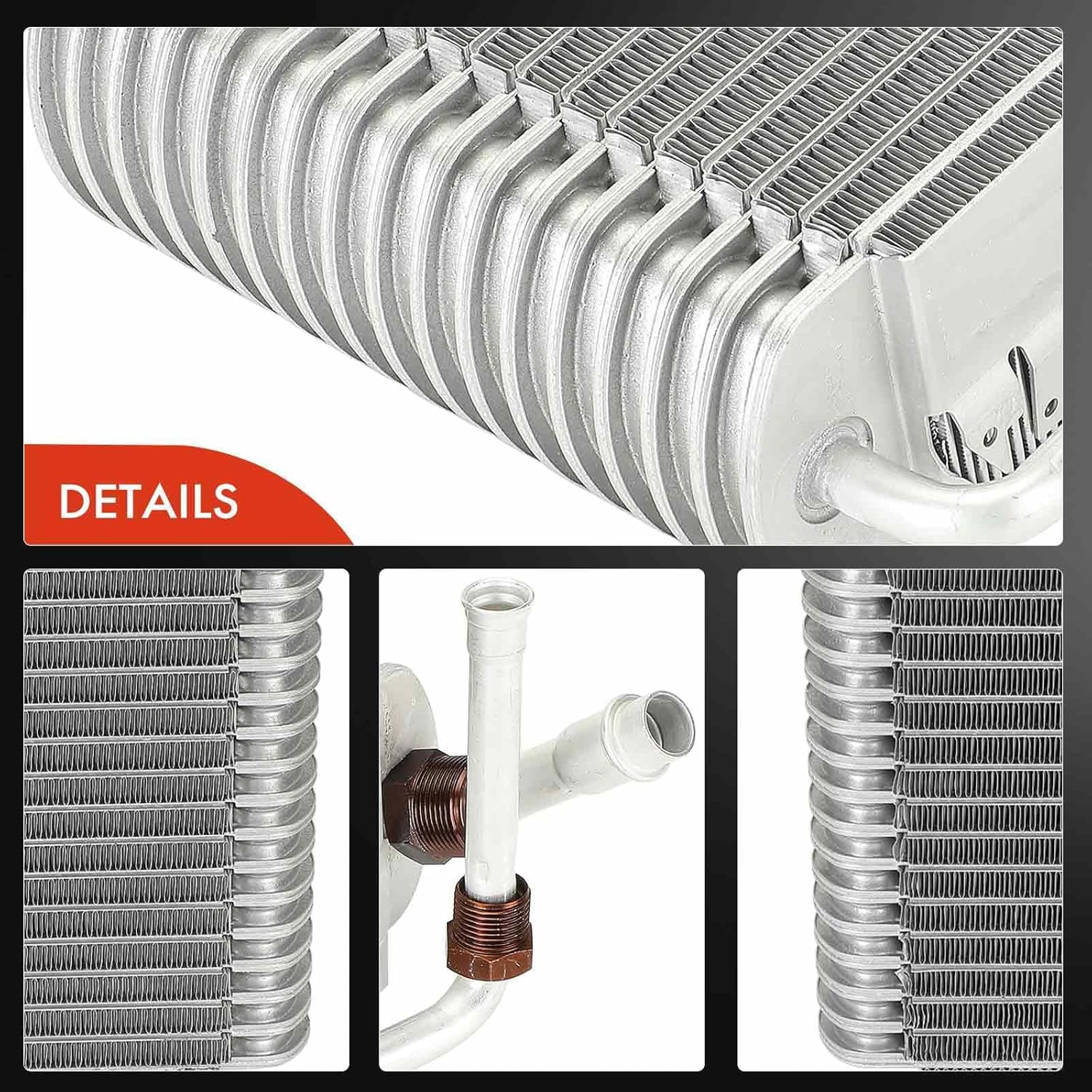 A-Premium A/C Evaporator Core Compatible with Chevrolet Impala, Caprice, Bel Air & Buick Regal, Century, Electra, LeSabre & Cadillac DeVille, Brougham, Fleetwood & Oldsmobile 98 & Pontiac Parisienne