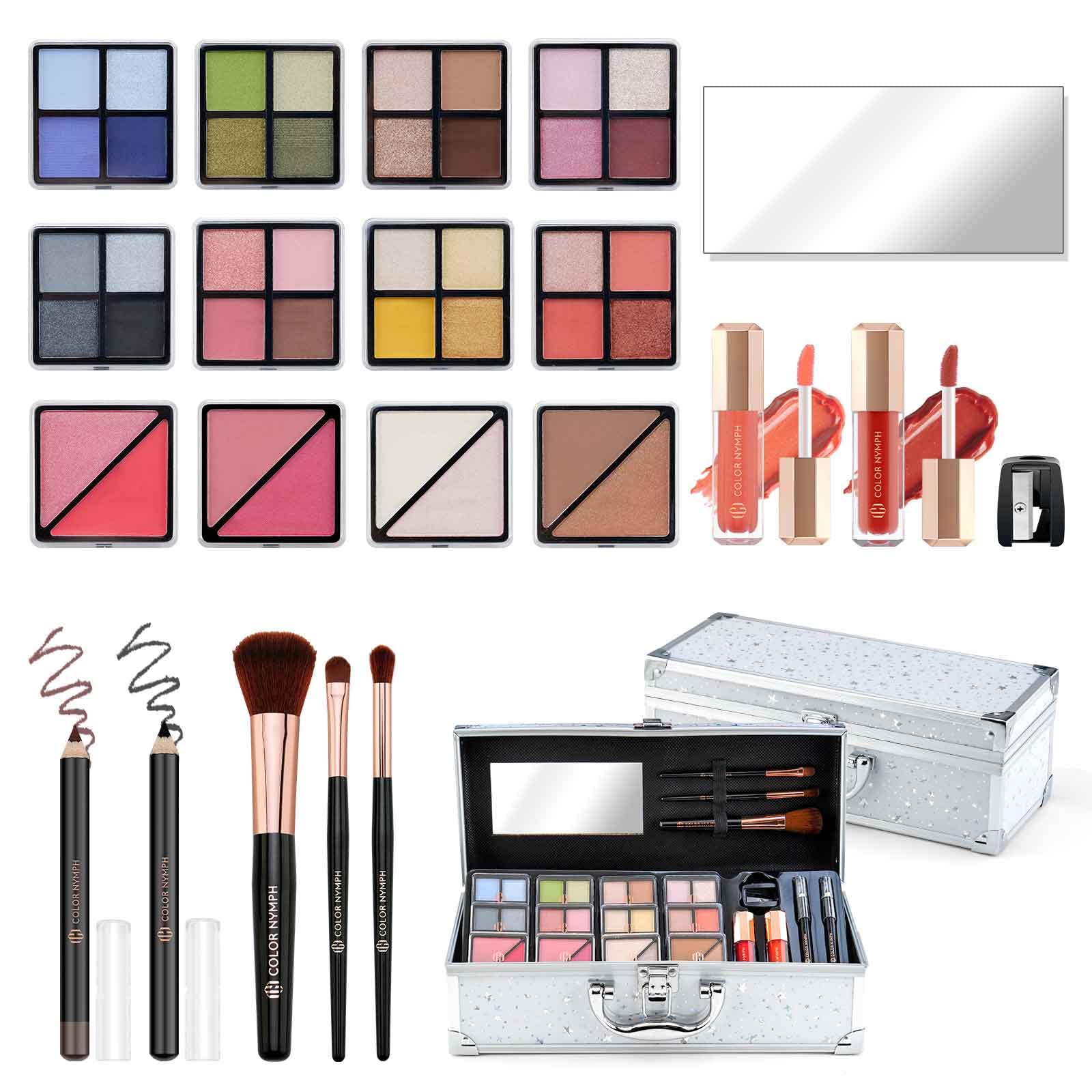 Color Nymph Makeup Kit for Women Full Kit, Makeup Sets for Beginners White
