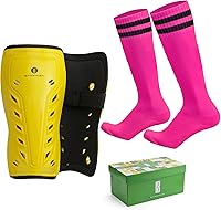 Vista 7 de brooman Espinilleras deportivas de fútbol para niños, niñas y adolescentes