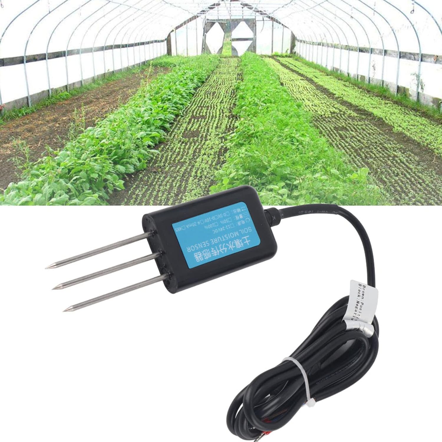 Soil Mois ture Meter, Plant Water Monitor, Soil Hygrometer Sensor for Gardening, Farming, Indoor and Outdoor Plants, No Batteries Required, Soil Mois ture Meter with corro sion Resistant Probe