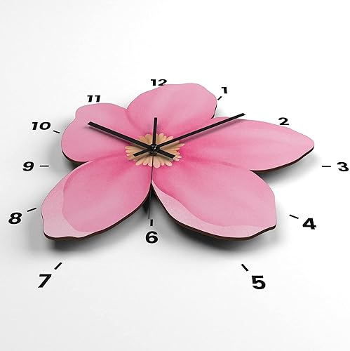 Miniatura 5 de Reloj de pared de madera Asia Aqua DIY números pegatinas madera contrachapada reloj silencioso Eco océano sala de estar corte láser azul gran ola