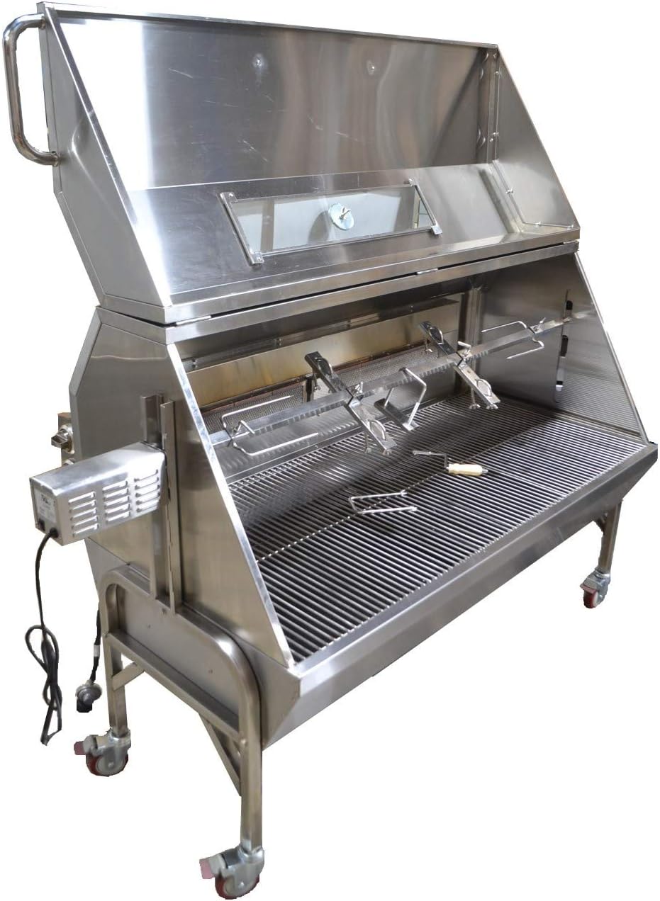 Gas/Charcoal Rotisserie Spit Roaster
