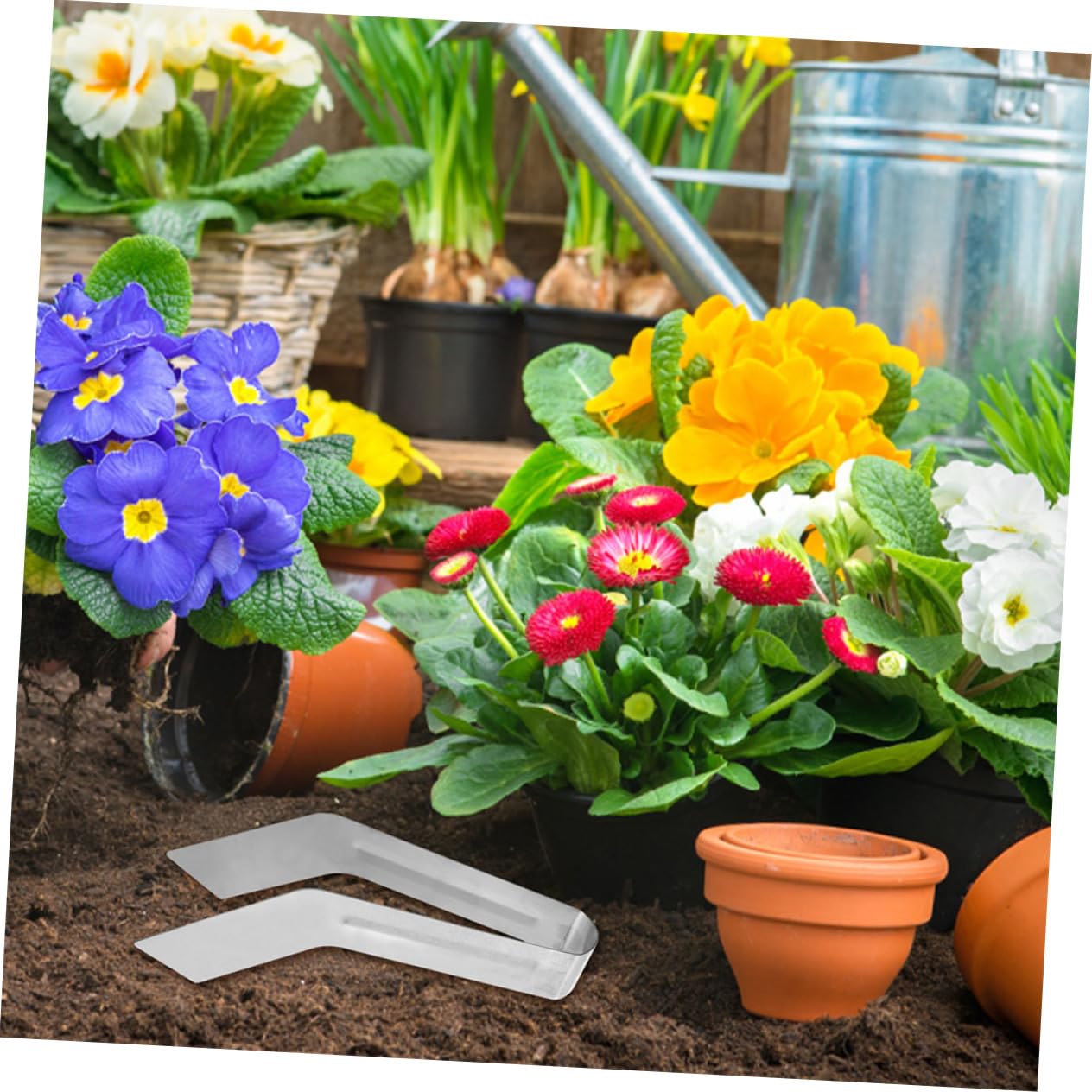 YARNOW 10 Pièces Ensemble D'Outils Floraux Pince D'Enlèvement De Plantes À Main en Acier Inoxydable Petite Pince Accessoire De Jardinage Outil De Plantation Petite Pince pour Plantes