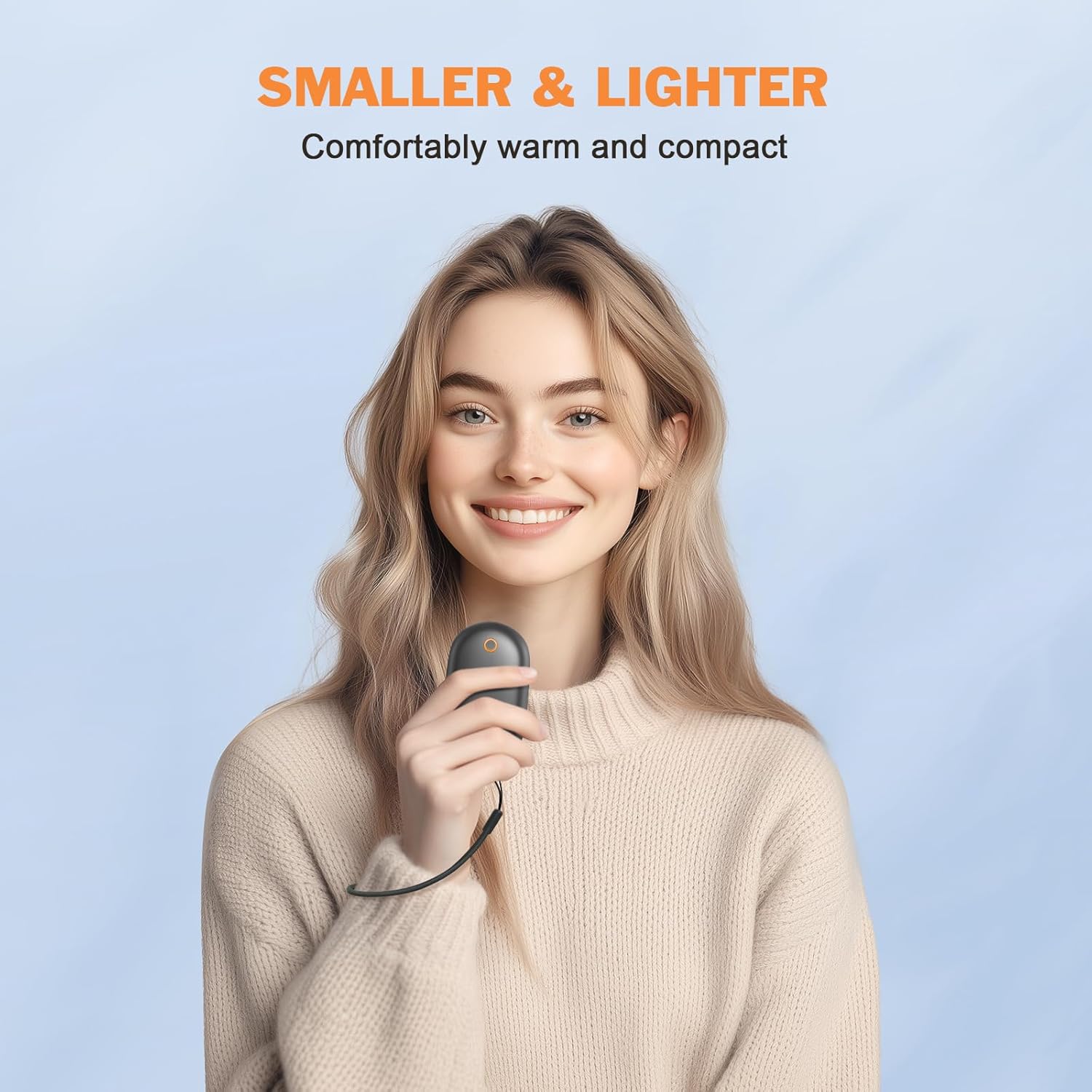 Hand Warmers Rechargeable, 2 Pack Magnetic Warmer Body Instant Heating, 5,000 mAh for 8 Hrs Pocket Size Electric Warmer Reusable for Outdoor, Indoor, Camping Gift for Man Women - Image 6