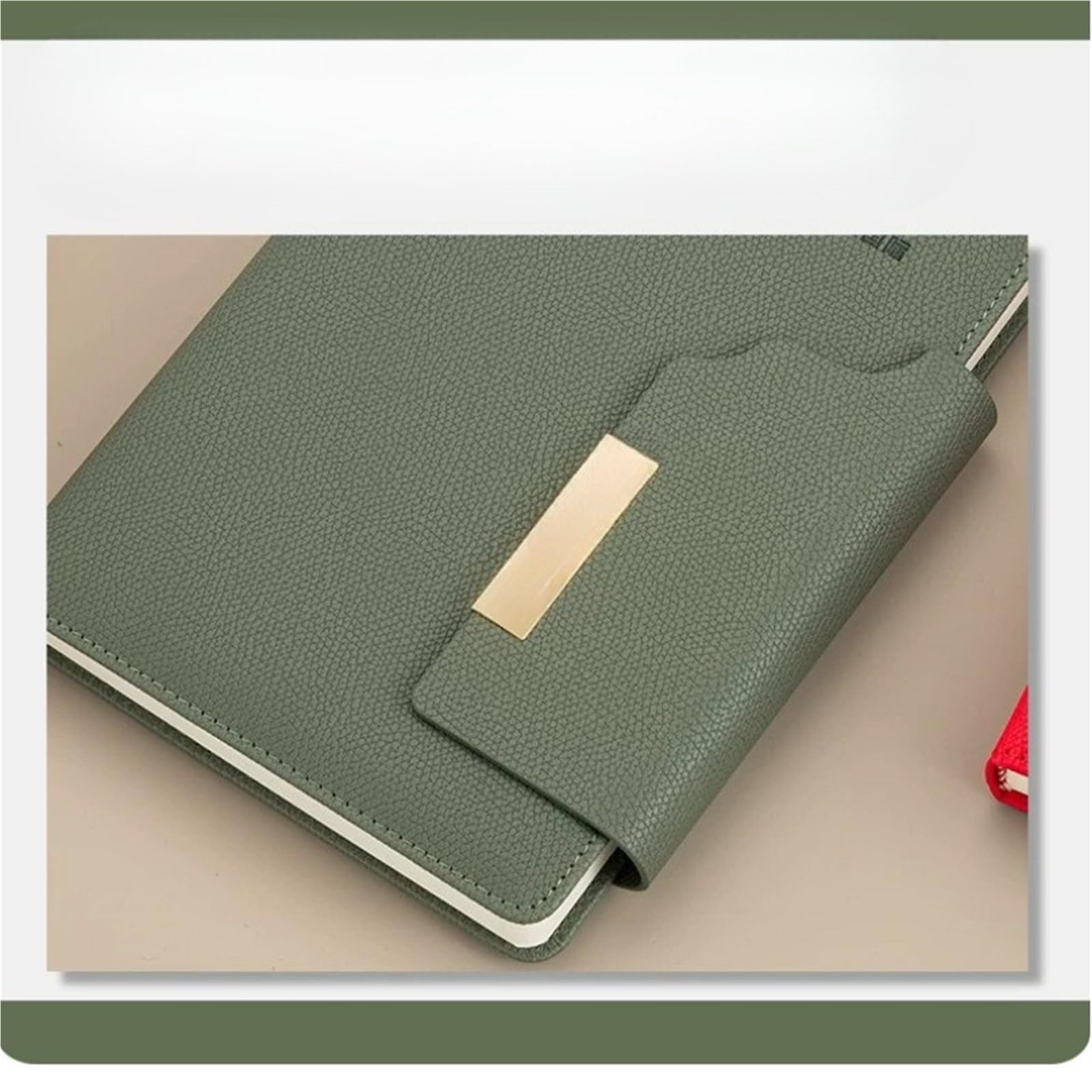 Blocco note aziendale di alto livello di aspetto for notebook A5 | Confezione regalo diario di lavoro for ufficio(REDBOX)