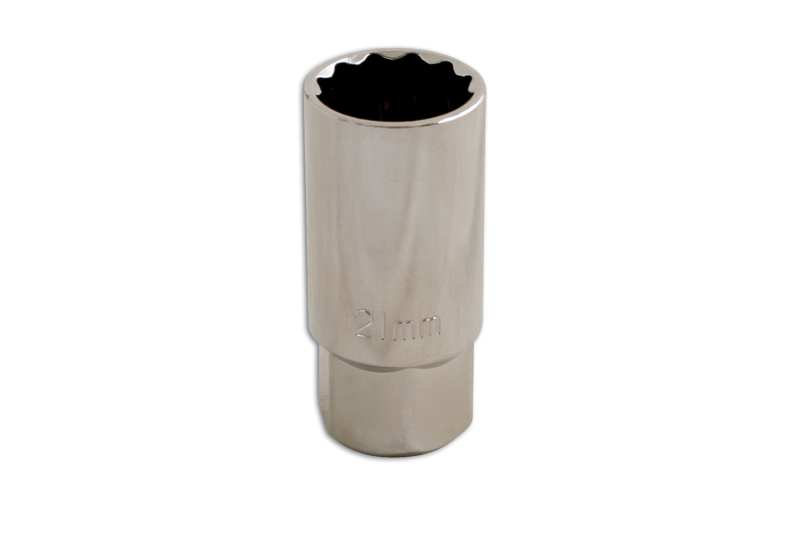 Laser 0101 Spark Plug Socket 1/2"D 21mm