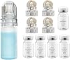 Microneedling Infusion System Set, Micro Microneedle Infusion System Included Hydra Roller 0.25mm 1Pc, 4 Replacement Needle Heads and Anti-Aging Serum Ampoules 5ml X 5, Anti-Aging Solution Treatment
