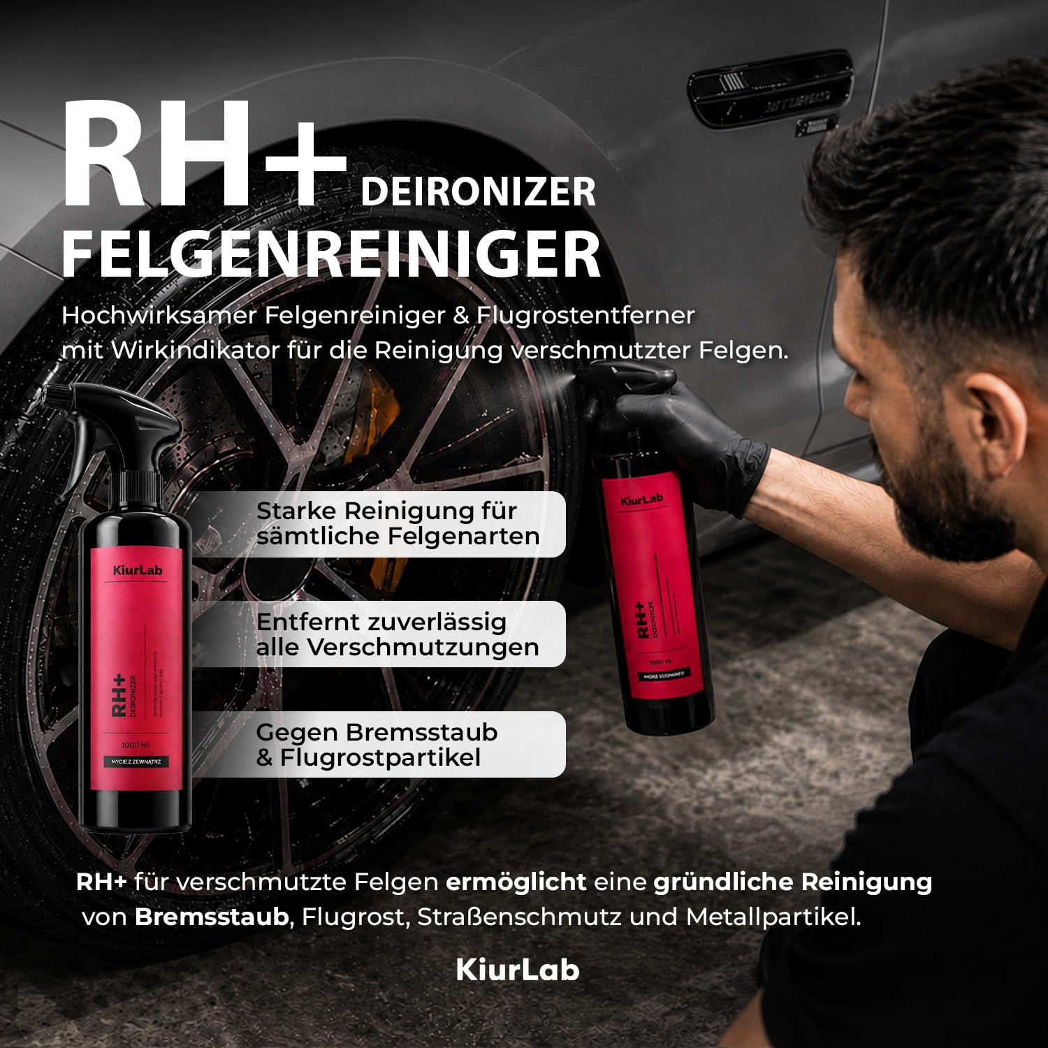 RH+ Deironizer (5L) Felgenreiniger Alufelgen & Flugrostentferner