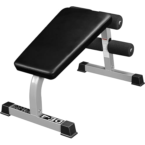 Valor Fitness Decline Sit Up Bench and Abdominal Slant Board - Ab Crunch, Core Muscle Training Exercise Workout Machine Ab Bench Home Gym Equipment