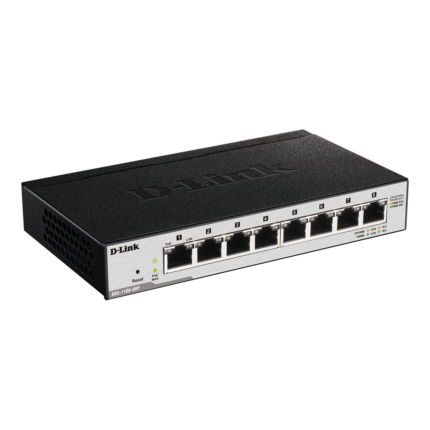 D-Link EasySmart 8-Port Gigabit PoE Switch