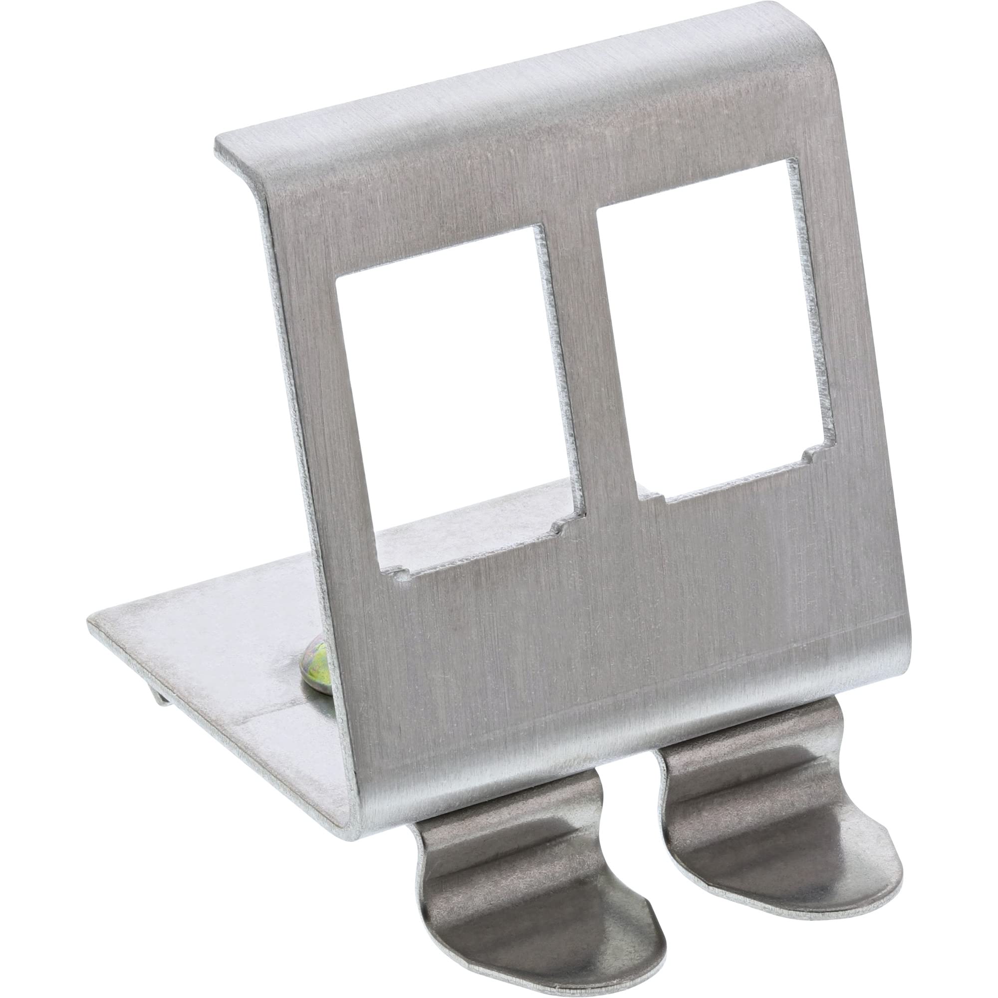 InLine 76203B Keystone SNAP-In Metall-Modulhalter, 2-fach für Hutschiene