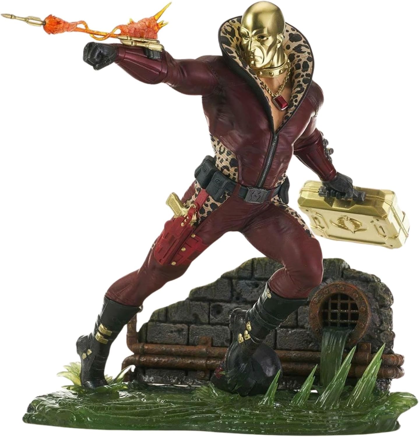 Diamond Select Toys GI Joe Gallery: Profit Director Destro PVC Statue, Multicolor