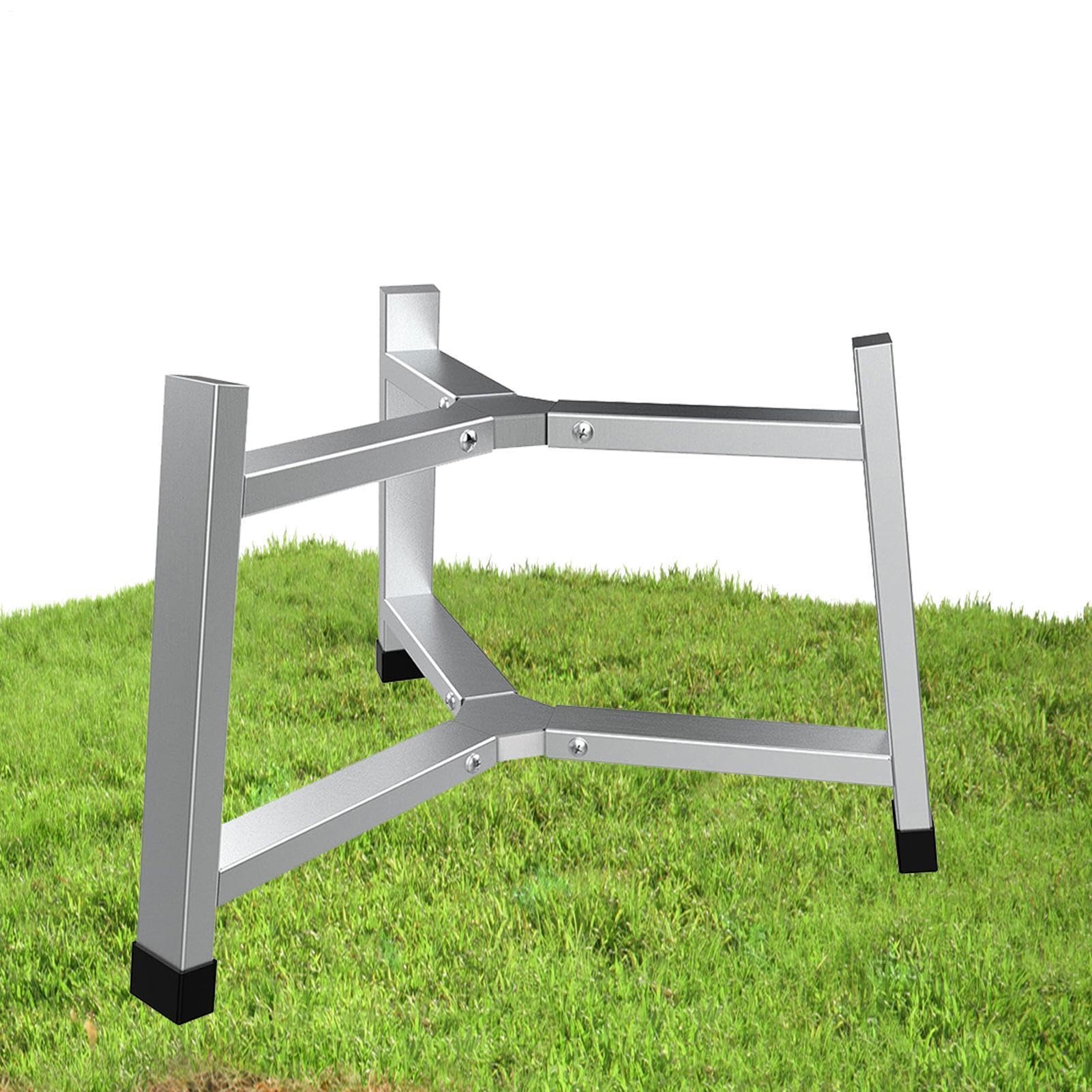 Support de cuisson en acier inoxydable durable pour feu de camp