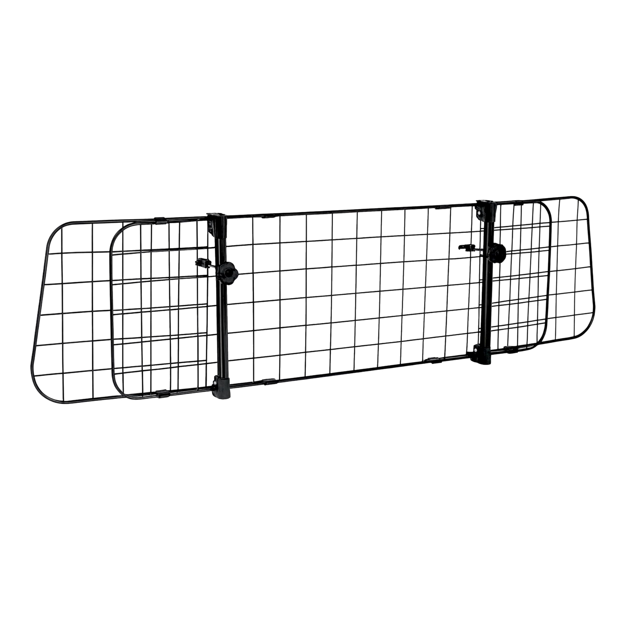 Grille de Séparation Voiture pour Chien - Barrière de Coffre Réglable 85-140 cm, Hauteur 30 cm - Grille de Sécurité Métal Robuste
