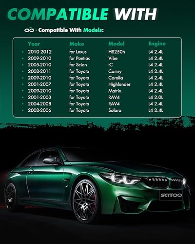 Vista 227 de SCITOO 1 bobinas de encendido con 4 bujías de iridio para Chevrolet 2011-2015 Cruze 1.4L 2016 Cruze Limited 1.4L 2012-2020 Sonic 1.4L 2013-2021 Trax