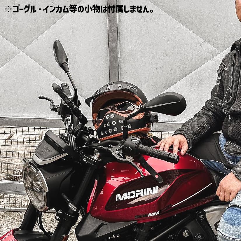 Amazon.co.jp: アクサー□レトロ モトX フルフェイスヘルメット ダル