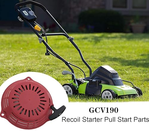 Miniatura 7 de JOD - Arrancador de tracción de retroceso para Honda GCV190, GCV190A, GCV190LA, GSV190AE de repuesto para 28400-Z0Y-013ZB