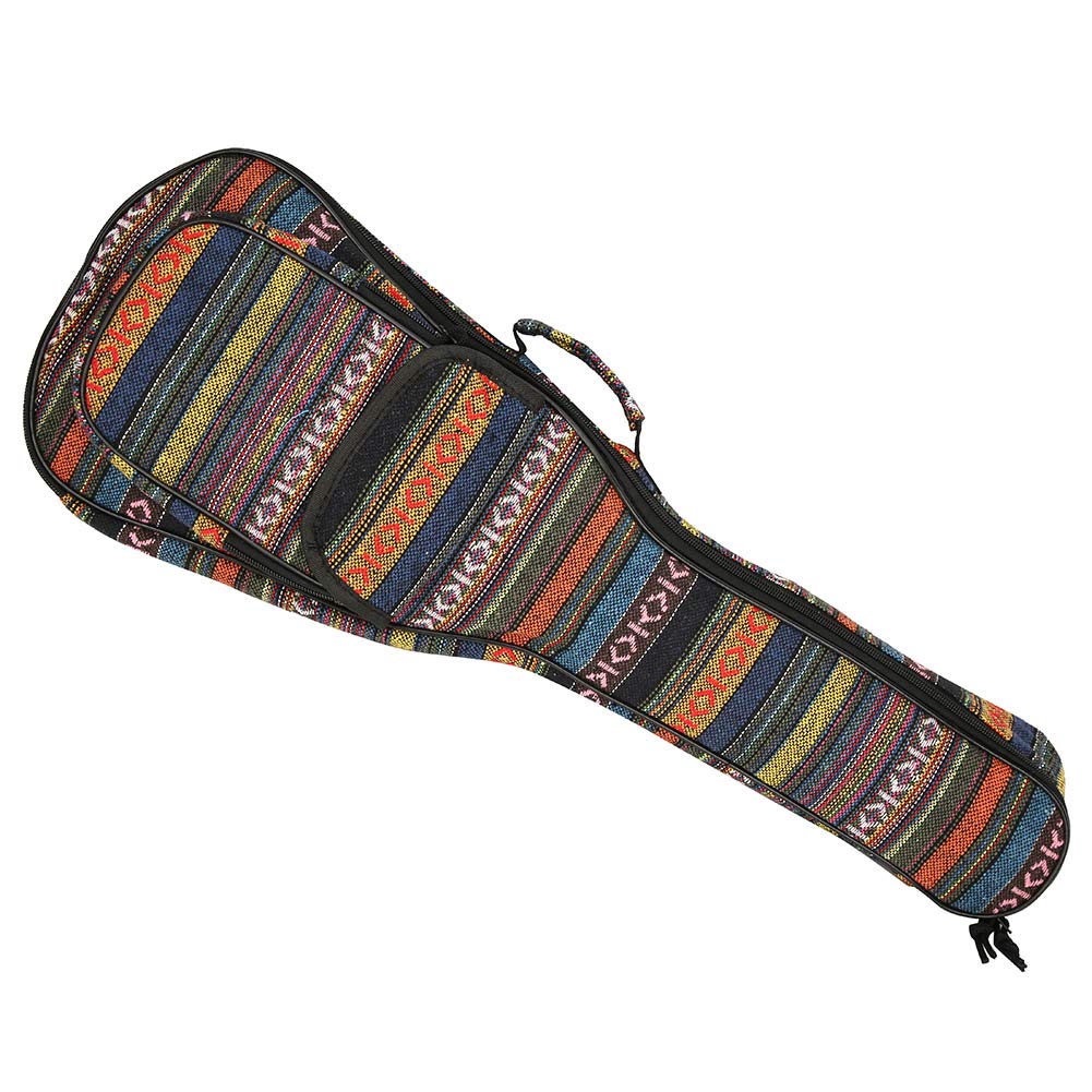 Borsa per ukulele Custodia per ukulele da concerto incorporata in cotone addensato con cinghie posteriori e laterali per ukulele a 4 corde Accessori Per Prestazioni