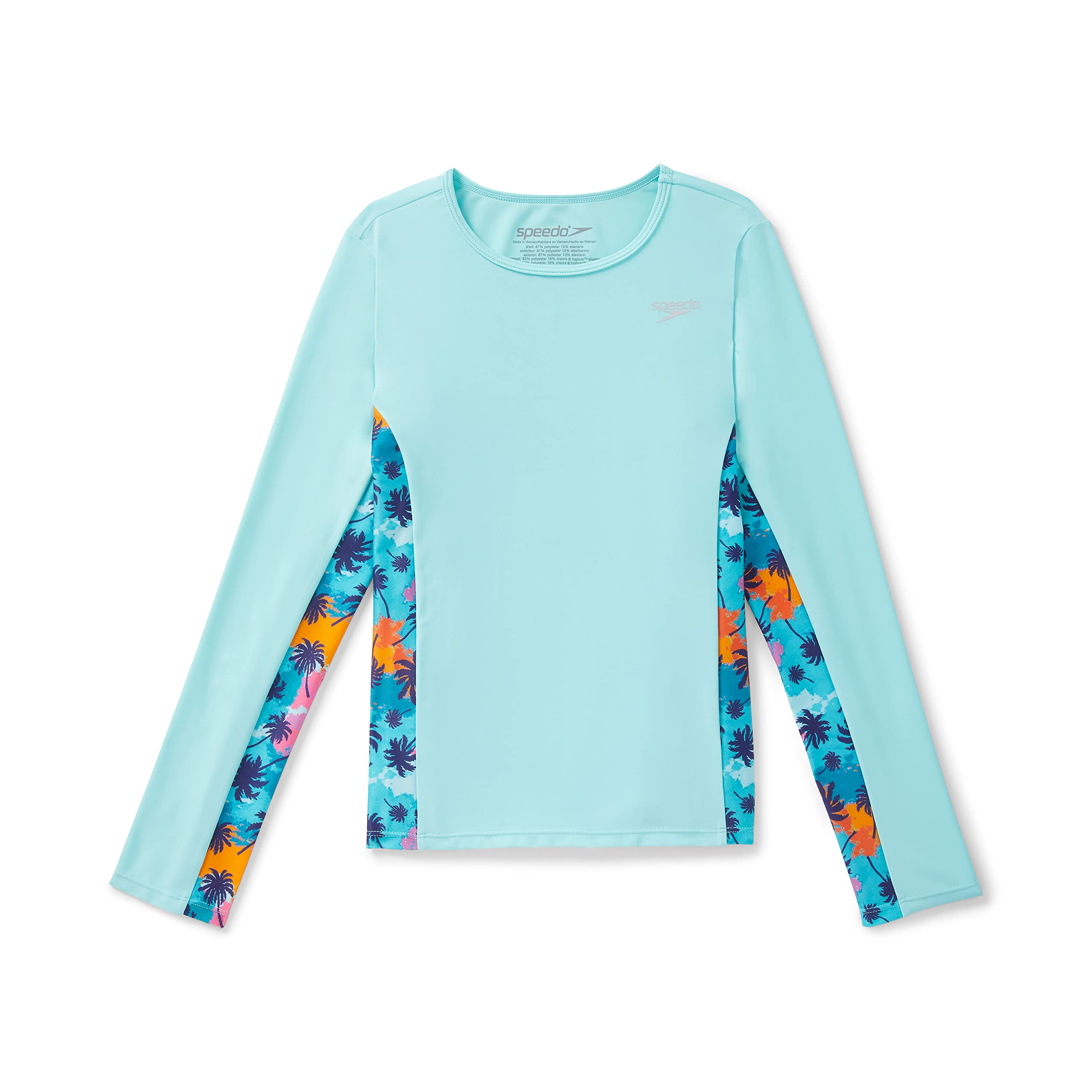 Speedo Girl's Uv Swim Shirt Long Sleeve Rashguard