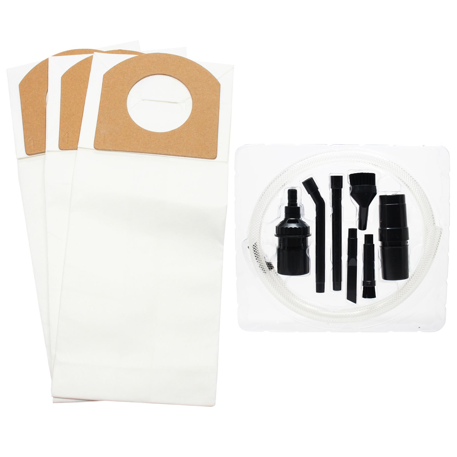 30 Replacement Dirt Devil Nla - Dirt Devil Hand Vac M08150 Vacuum Bags with 7-Piece Micro Vacuum Attachment Kit - Compatible Dirt Devil 3010348001, 3010347001, Type G Vacuum Bags (10 Pack - 3 Vacuum Bags per Pack)