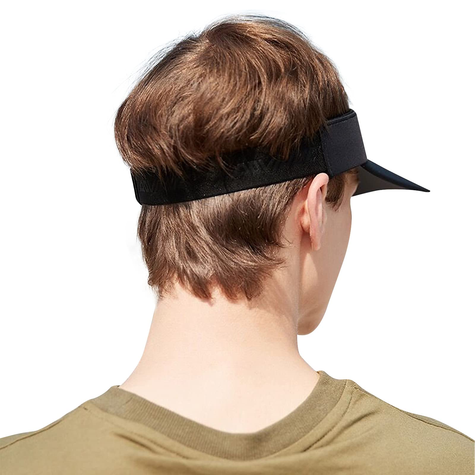 CLAPE Visière Homme Femme Casquette Visière de Pare Soleil Visière de Golf Tennis Réglable Anti UV Sun Visor Hat Outdoor Sport Visors Cap Black RNKD01
