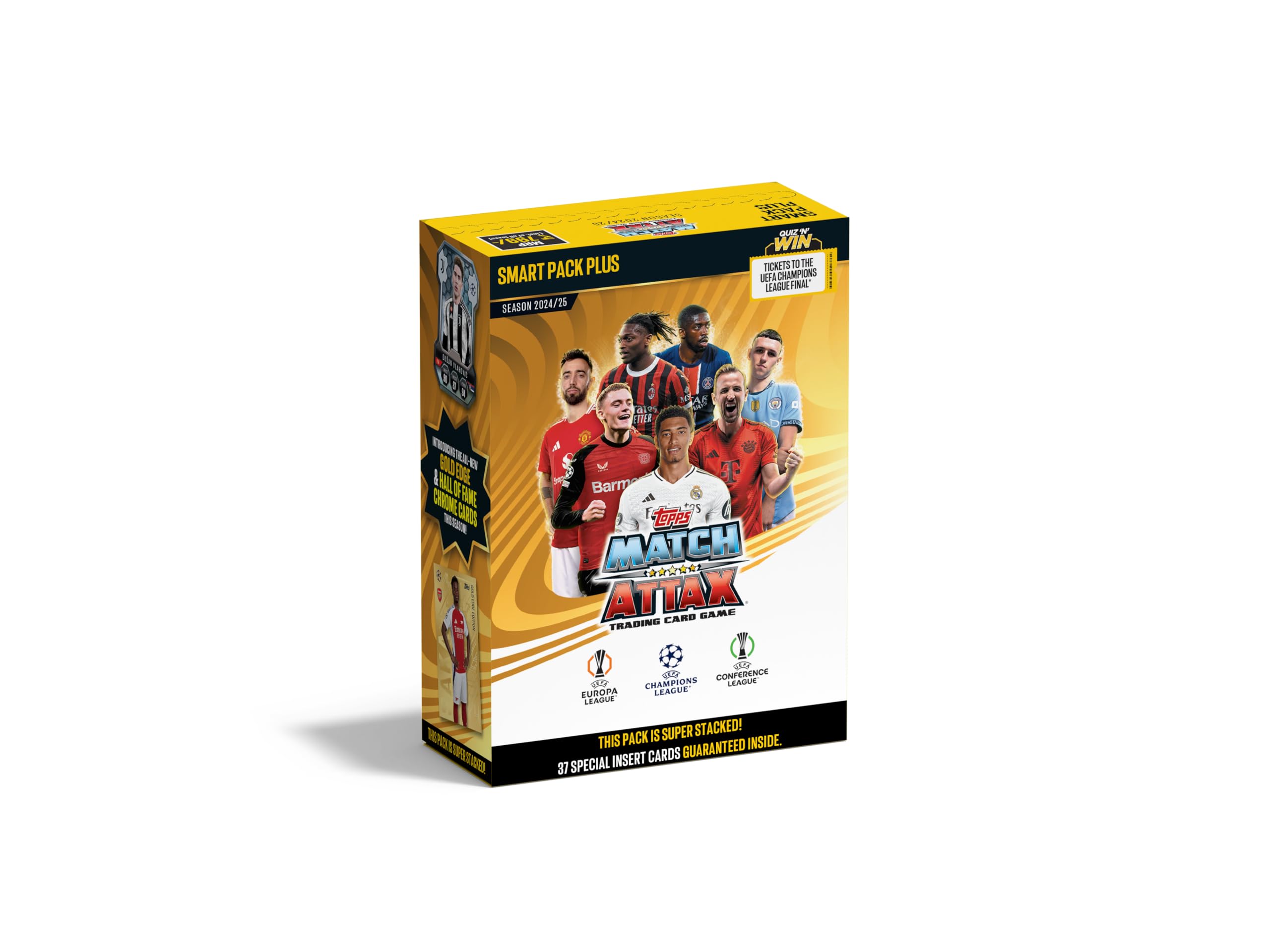 Topps UEFA Champions League Match Attax 24/25 Trading and Collectible Card Game (Smart Pack Plus Edition)