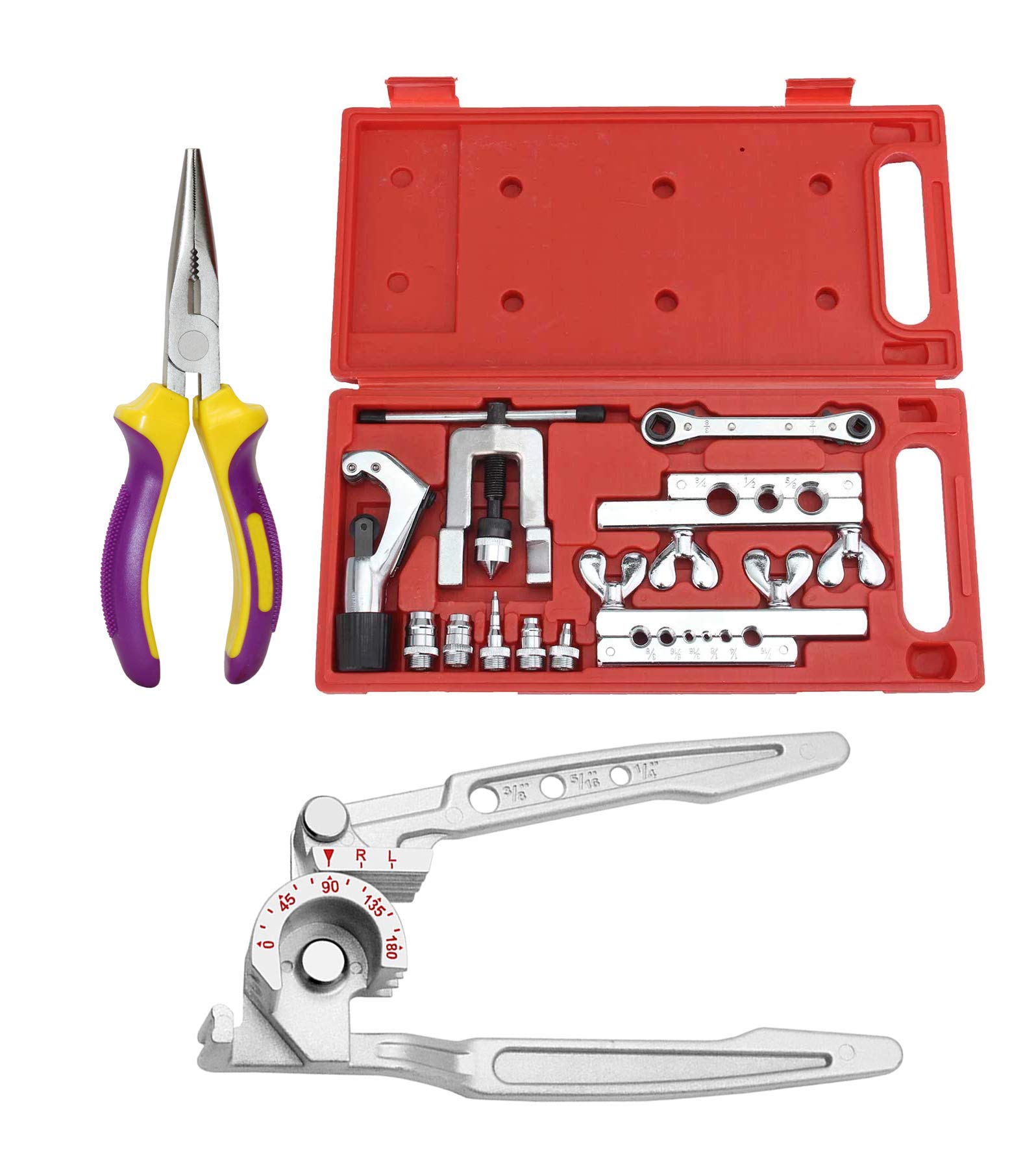 Buy Digital Craft Flaring Swaging Tool Set Tube Cutter Pipe Repair