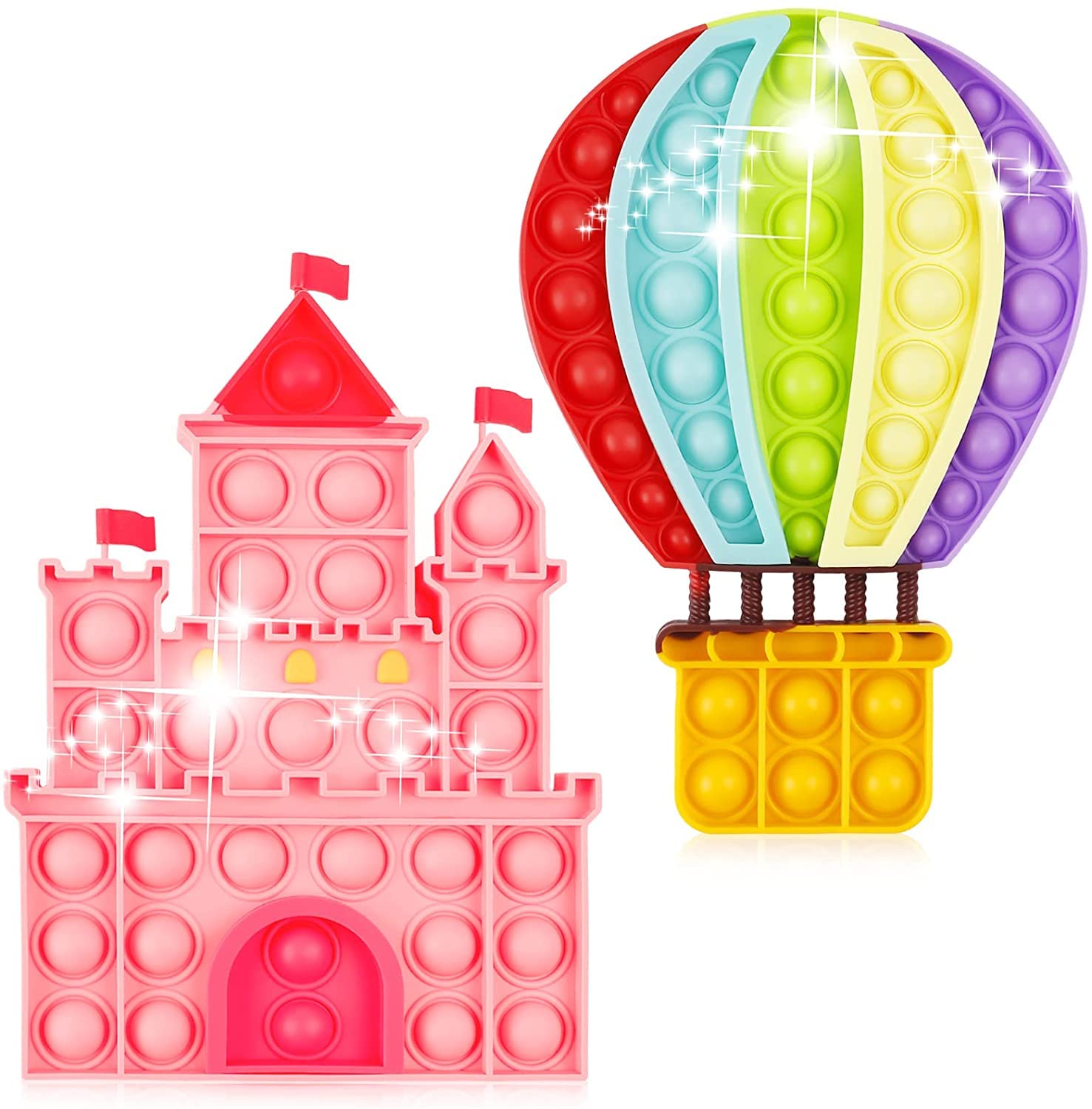 N\C Kids Pop It Bubble Silicone Fidget Sensory Toy - Pack of 2