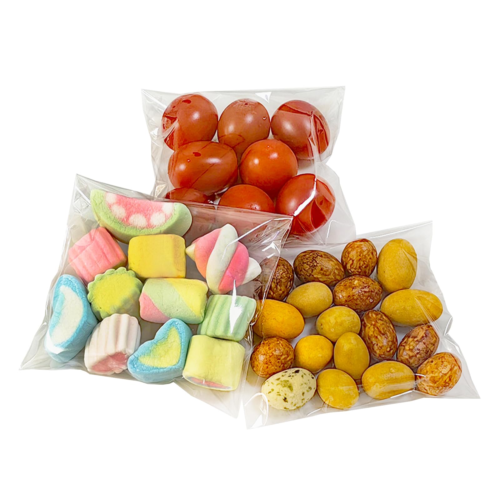 Amazon.com: QOIUSO 100Pcs Clear Plastic Resealable Cellophane Bags