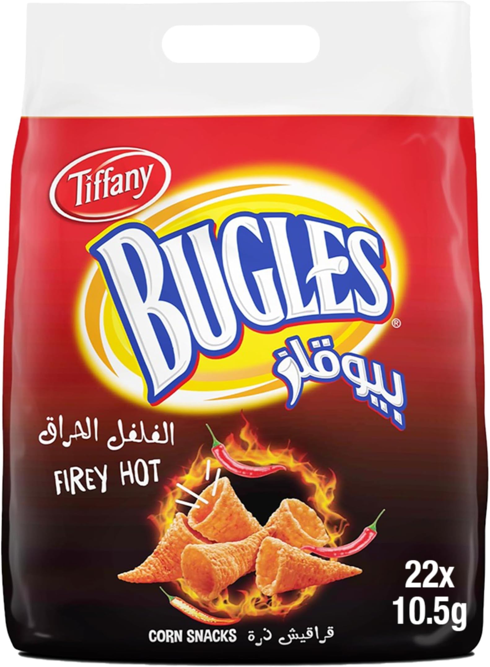 Tiffany Bugles Firey Hot, 22x10.5g