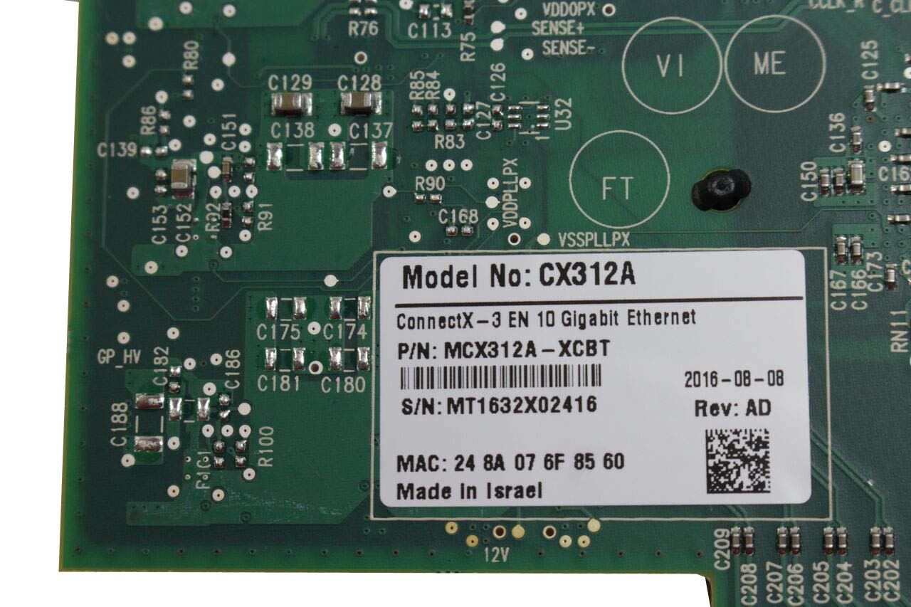 Amazon.com: Mellanox ConnectX-3 10Gb CX312A Ethernet Network Card