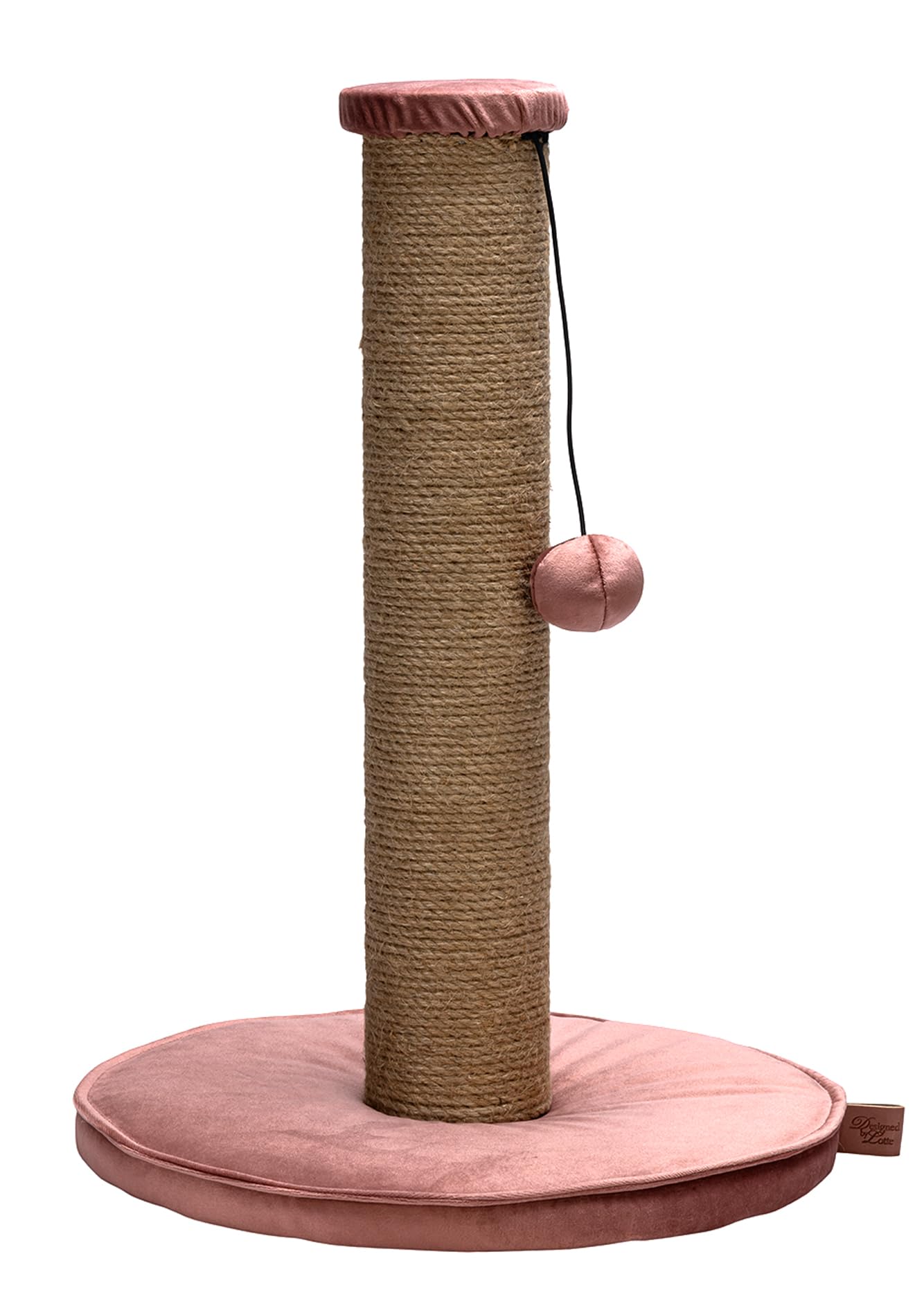 Designed by Lotte Yenna, Kratzbaum, Rosa, 35x35x50 cm