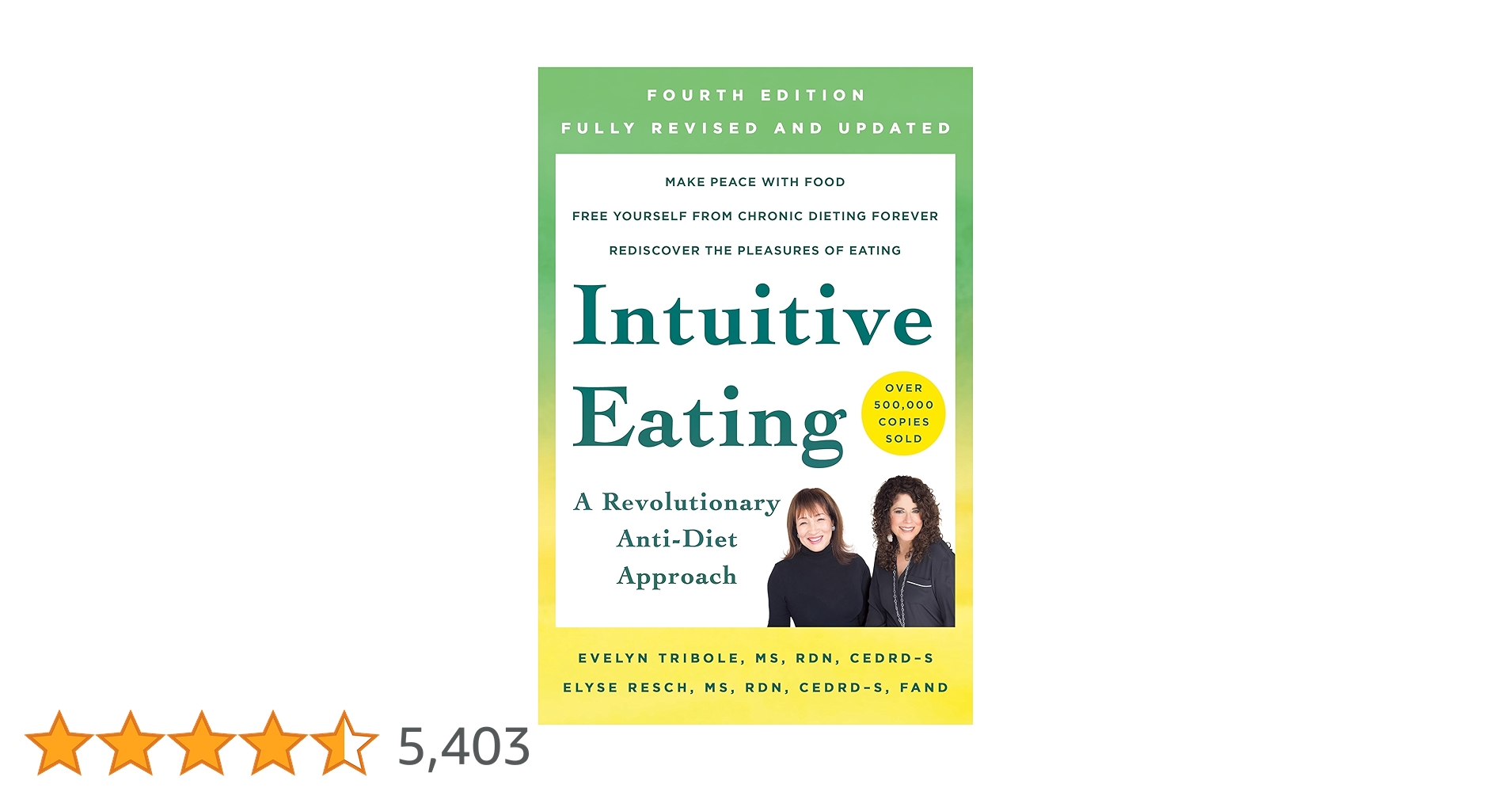 洋書 INTUITIVE EATING インテュイティブ・イーティング 原著第4版 革命的アンチ