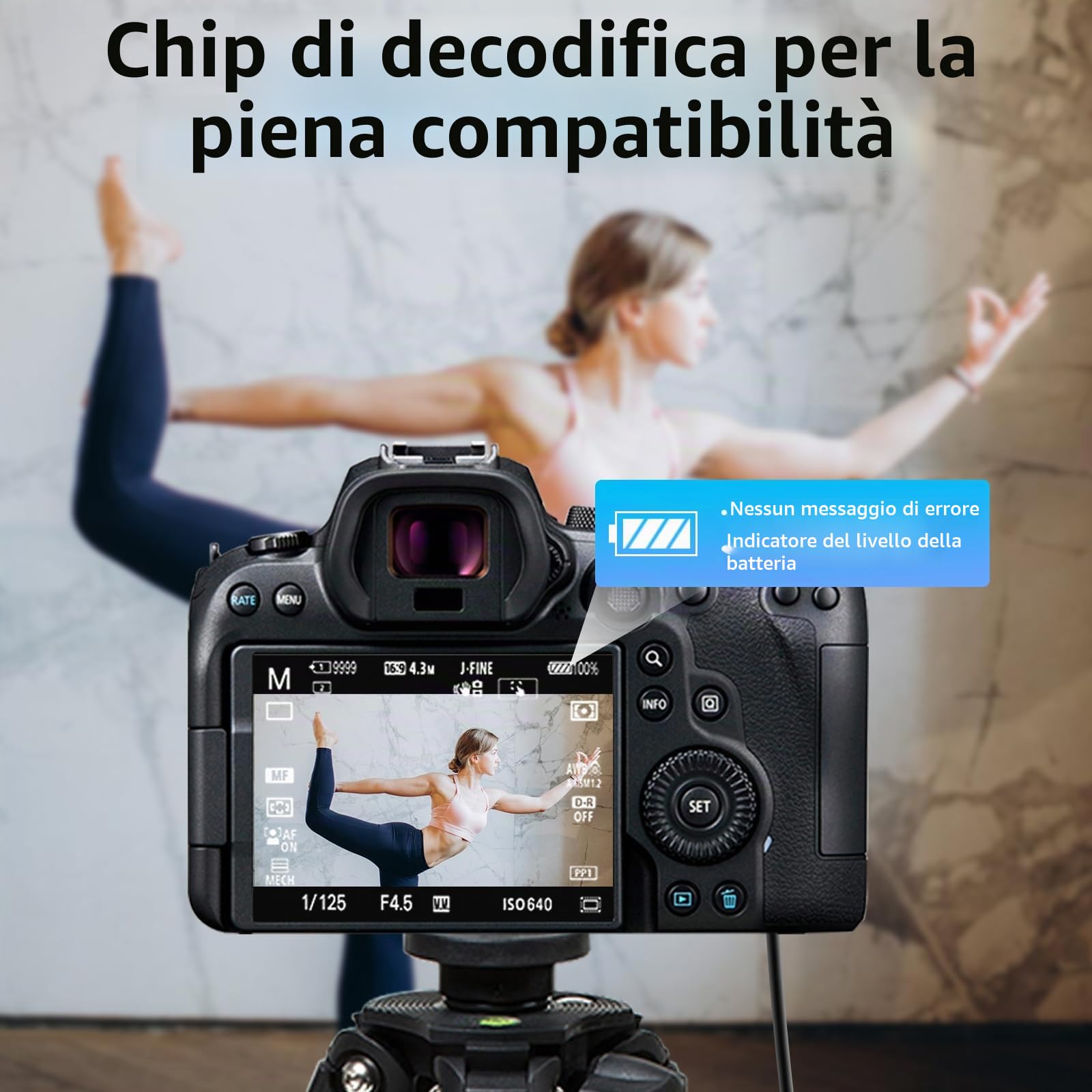 King Ma LP-E6 Batteria fittizia decodificata LP-E6 Sostituzione batteria con cavo adattatore di alimentazione a molla di tipo C per fotocamere Canon EOS 5D4 80D 5D2 5D3 70D 60D 6D 7D2 7D 5DRS 6D2 R7