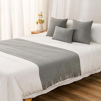 Hotel Bed Runner Bed Scarf King Bed Runner Scarf Light Luxury Bedding Bed Foot Decor Bedroom Hotel Decor Queen Size Bed for King Size Bed, A-45X210cm1.5mbed