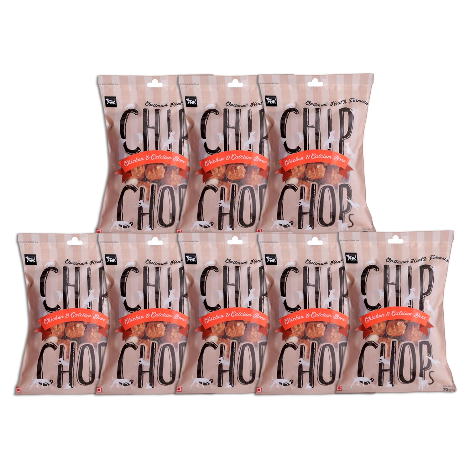 Chip Chops Chicken & Calcium Bone Dog Treat, Multi-Pack (Pack of 9) - 630g (B07KGBPHCQ) Amazon Price History, Amazon Price Tracker